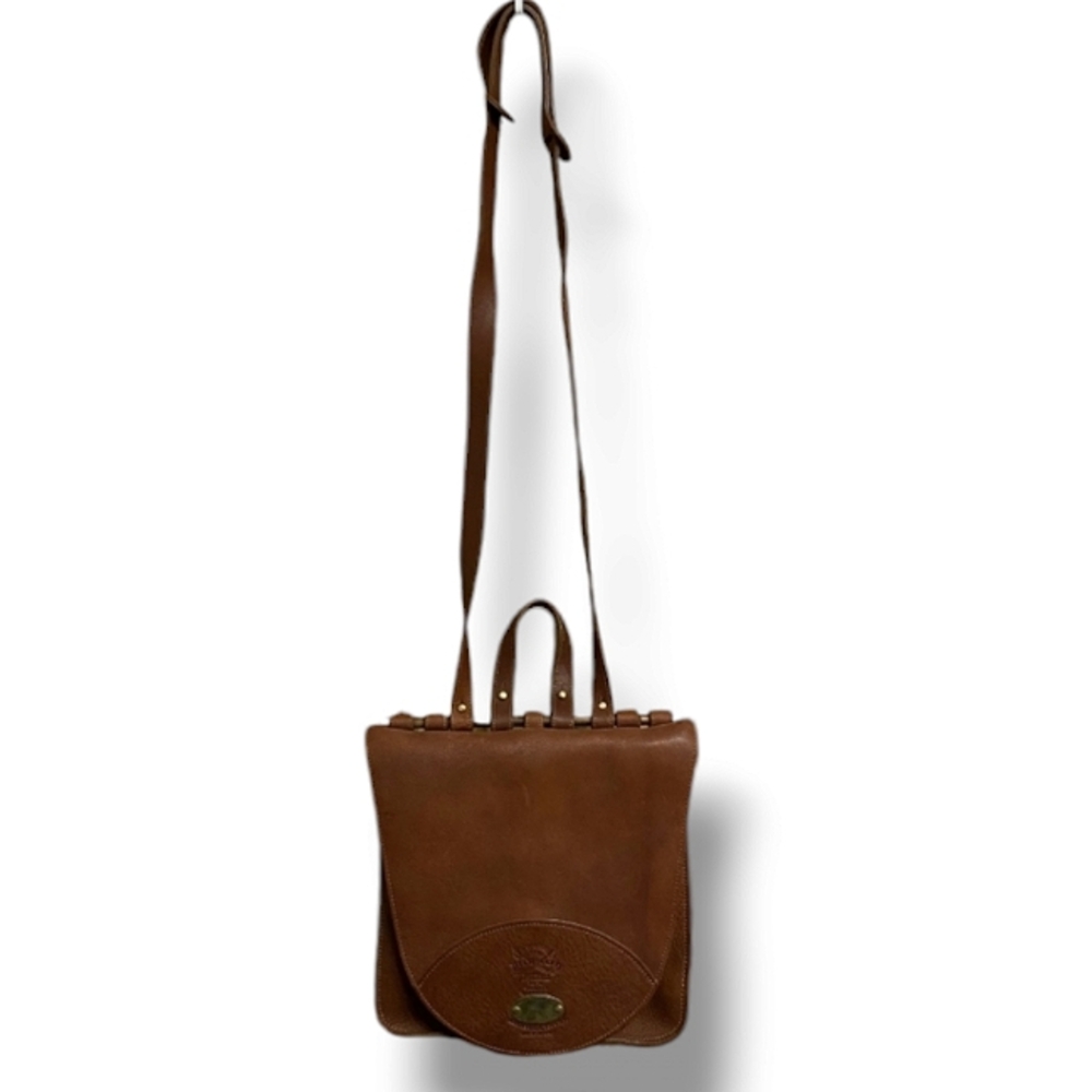 Chic Brown Leather Crossbody Bag - Picture 8 of 16